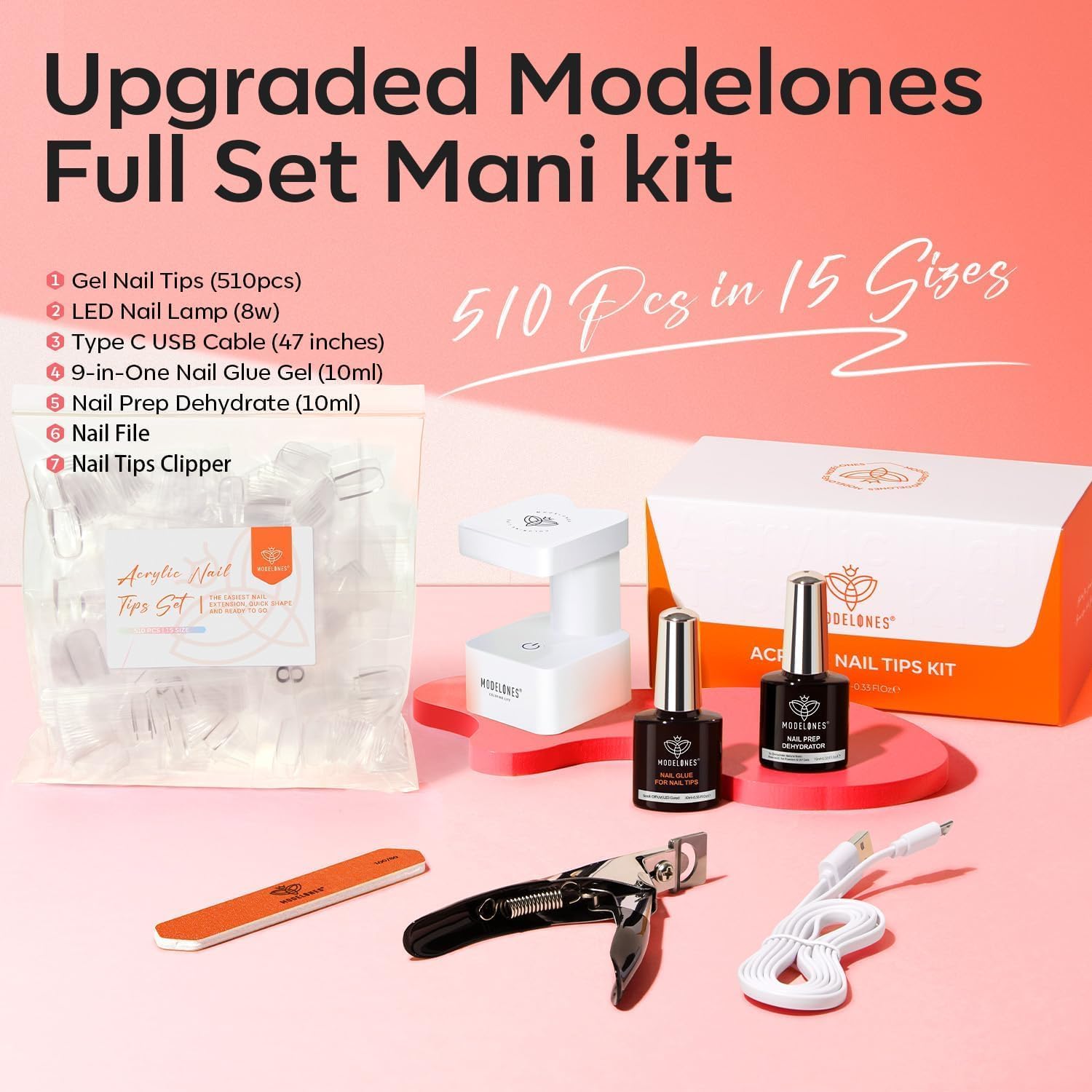 Modelones lima uñas para pulido suave y uniforme