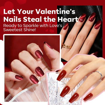 Modelones magnetic sparkle kit enables DIY cat-eye nail art.