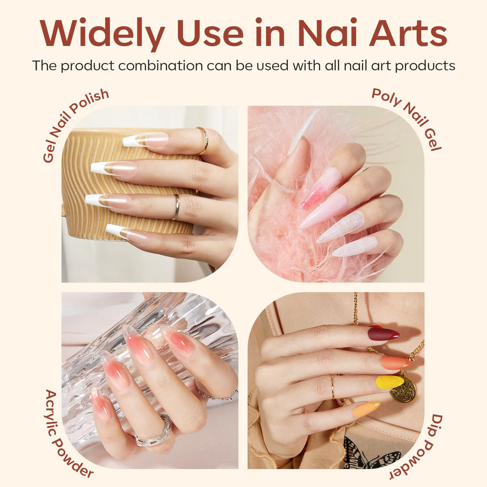 Modelones Acabado Brillo en Uñas, resplandor duradero y elegante.