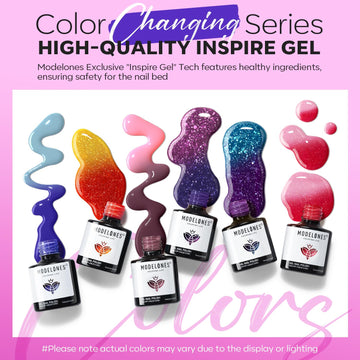 Modelones nail-friendly formula highlighting 11 non-toxic ingredients for healthy nails