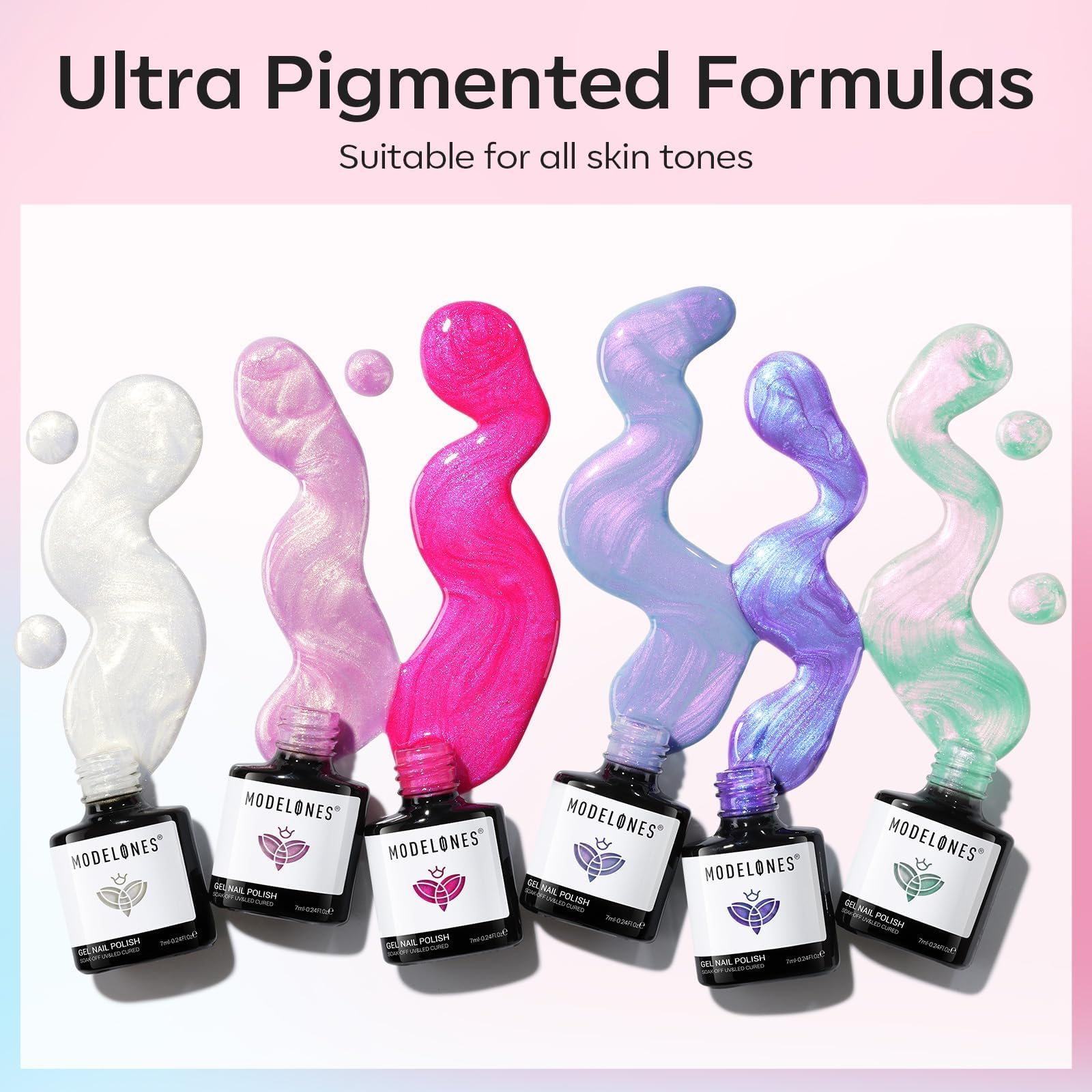Modelones efecto remolino concha para diseños únicos.