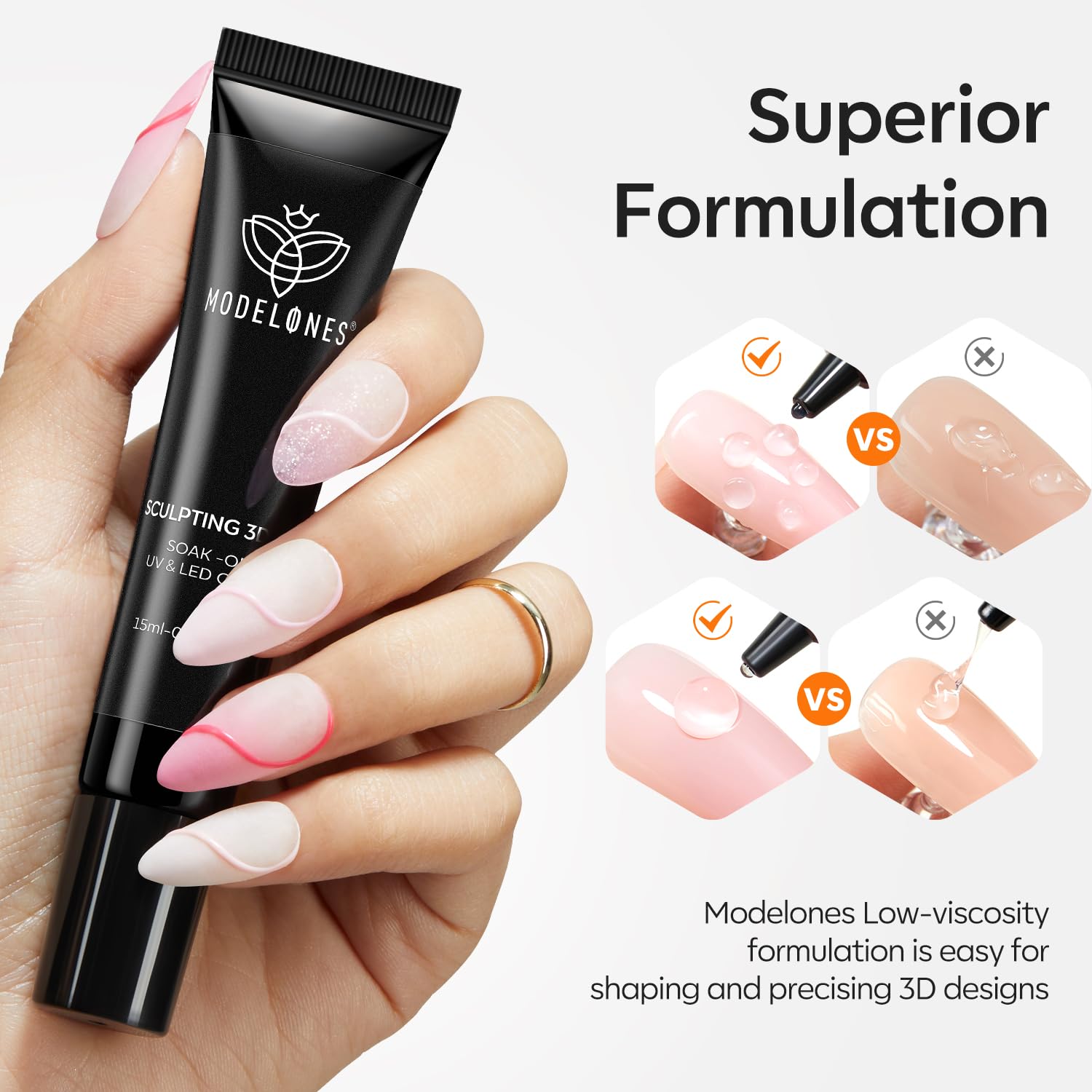 Modelones polvo de cromo para acabado brillante en uñas