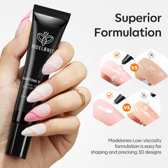 Modelones polvo de cromo para acabado brillante en uñas