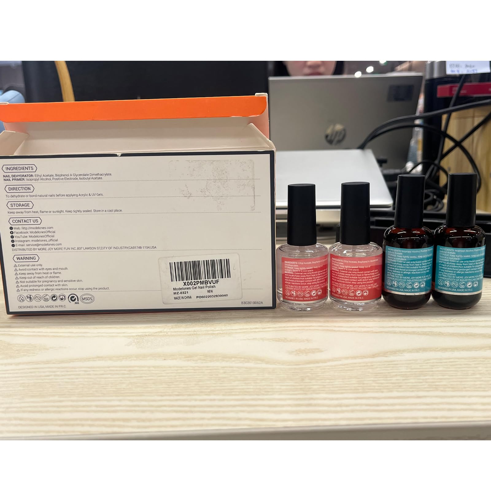 Prueba de piel recomendada antes del uso de Modelones