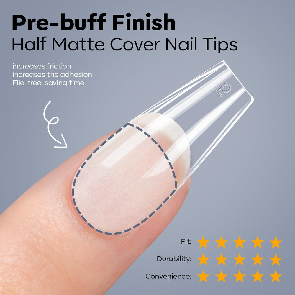 Modelones puntas coffin talla 15 para ajuste perfecto