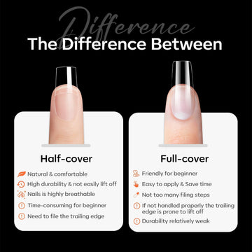 Modelones: puntas de uñas cortas cuadradas, ideales para eventos y fiestas.