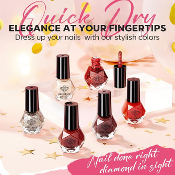 Modelones quick-dry formula dries in 90–120 seconds per coat