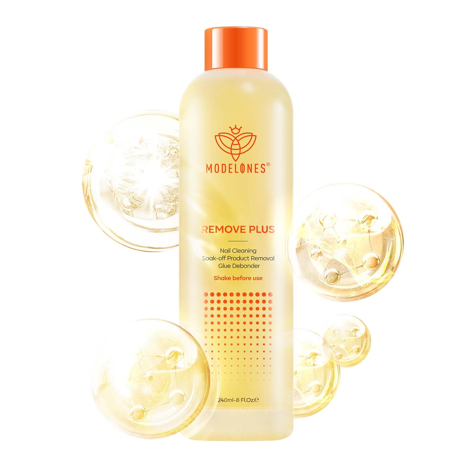 Modelones quitaesmalte con acetona: botella lista para una retirada suave.