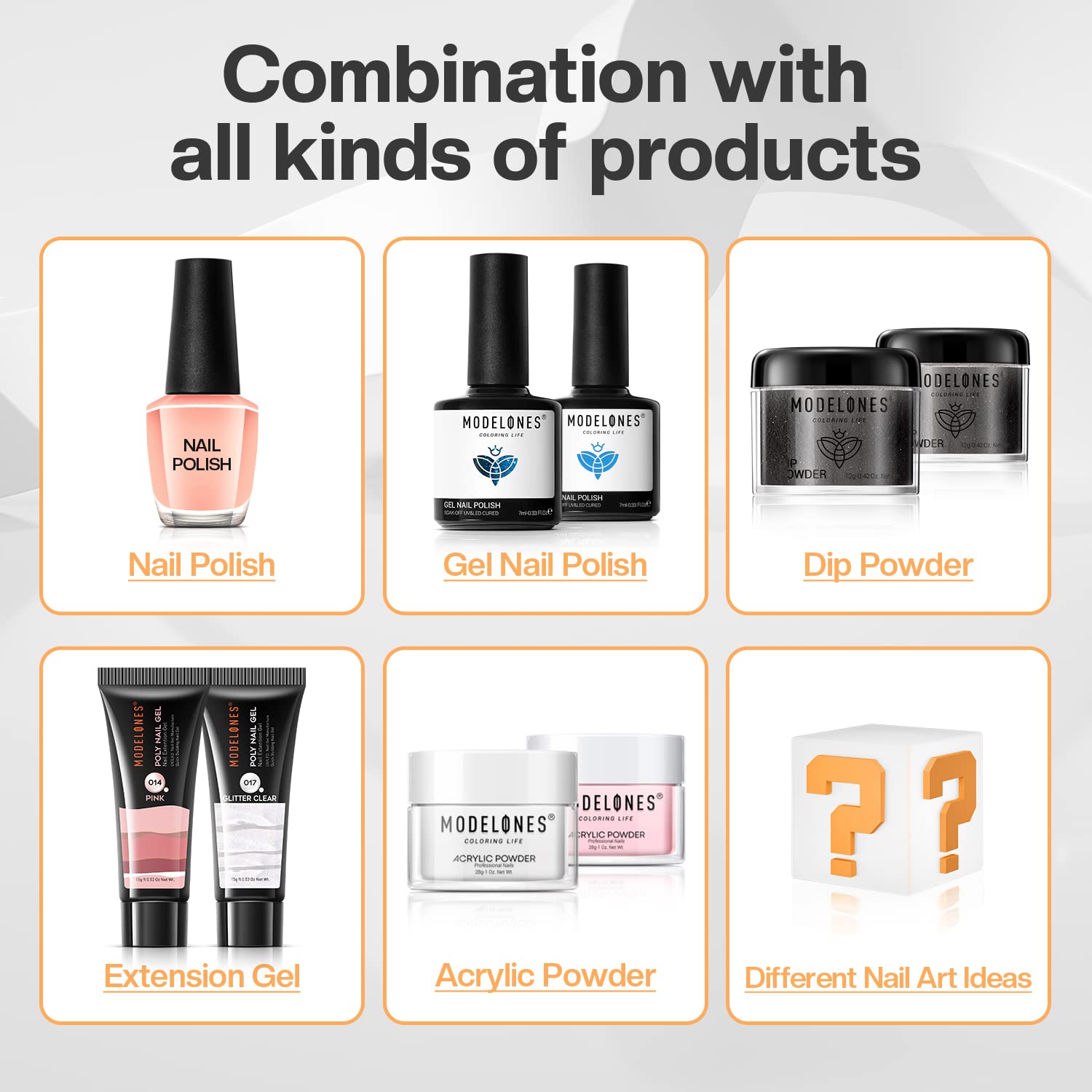 Modelones regalo para mujeres kit uñas gel práctico