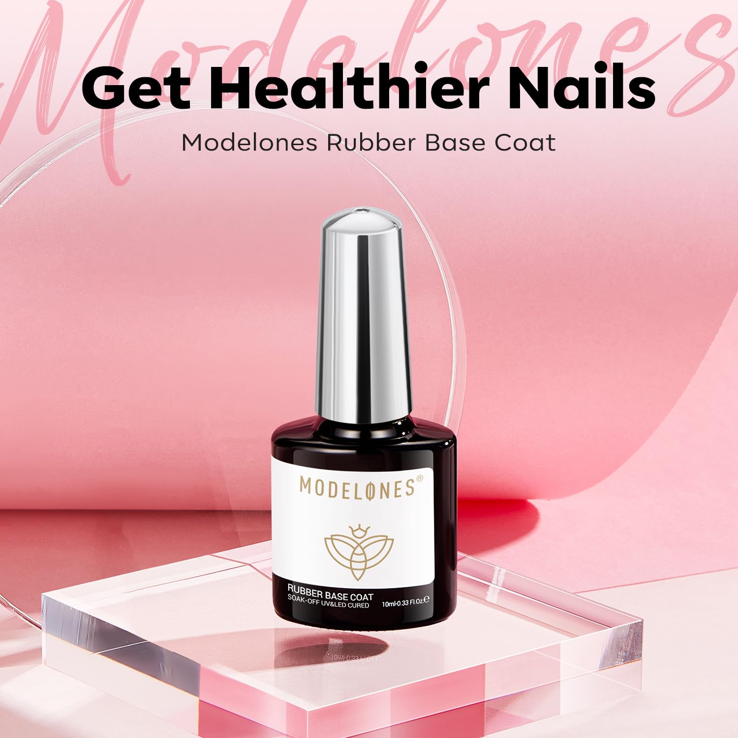 Modelones base de gel de goma: fórmula suave que cuida la zona de la cutícula durante el uso.