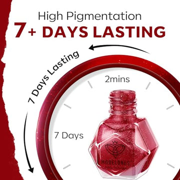 Modelones at-home manicure polish offers durability and chip resistance.