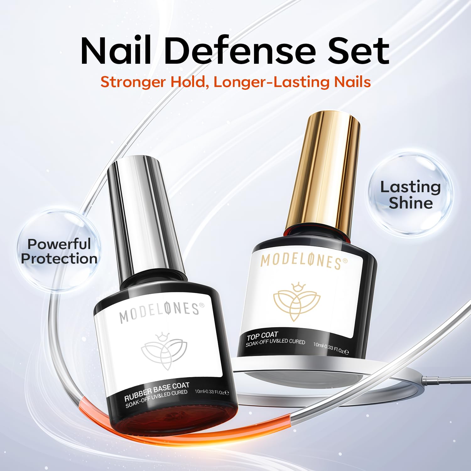 Modelones set profesional para manicura casera con fórmula suave.