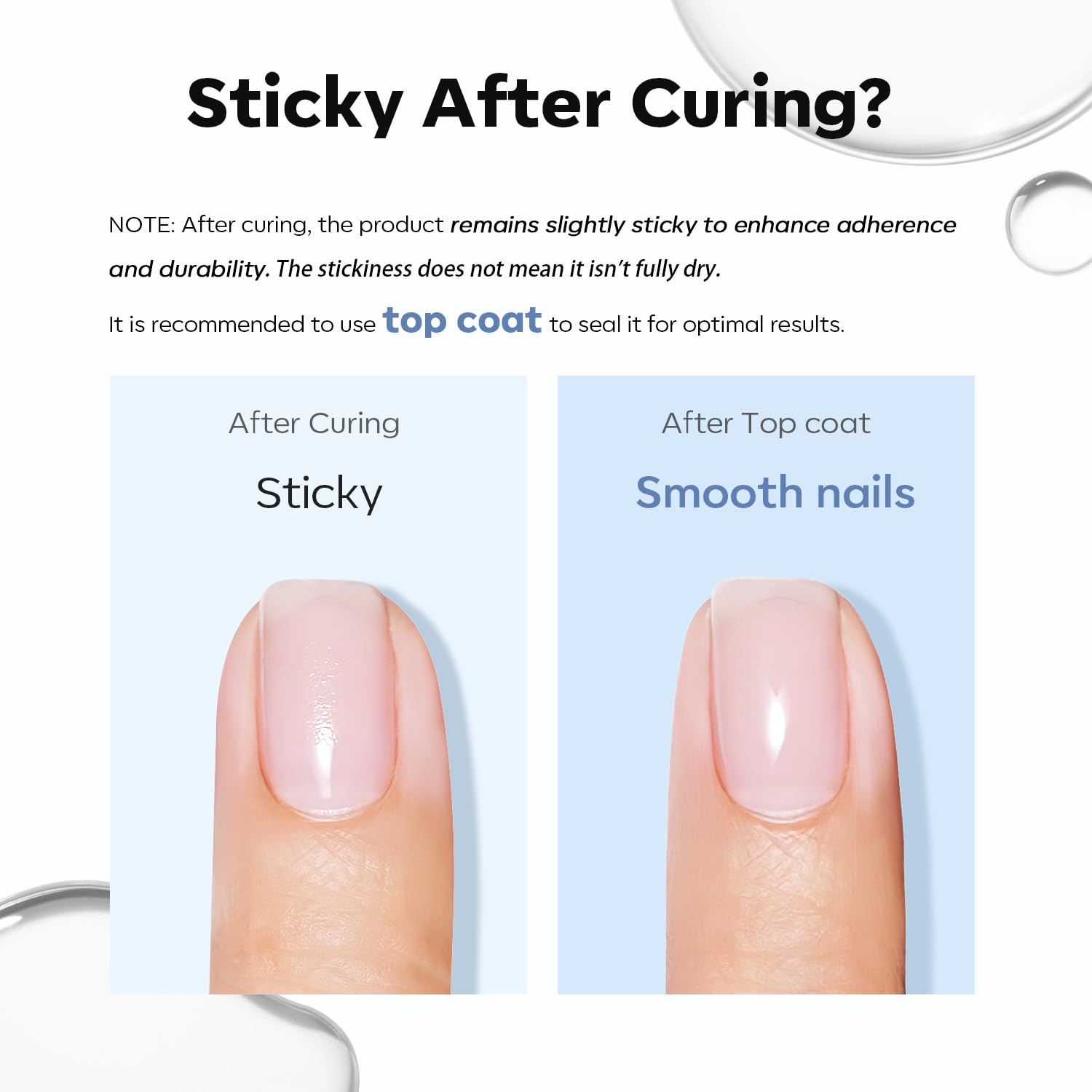 Fórmula auto-nivelante de gel builder para un acabado uniforme