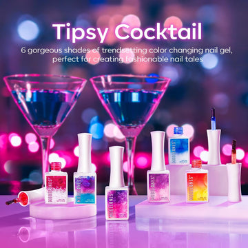 Modelones temperature-change gel polish bottle demonstrates mood reactiveness