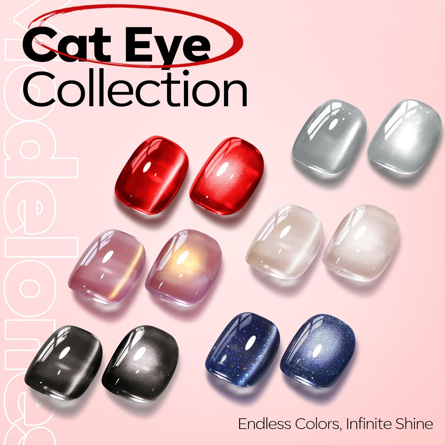 Modelones gel translúcido rojo jelly, acabado elegante para uñas.