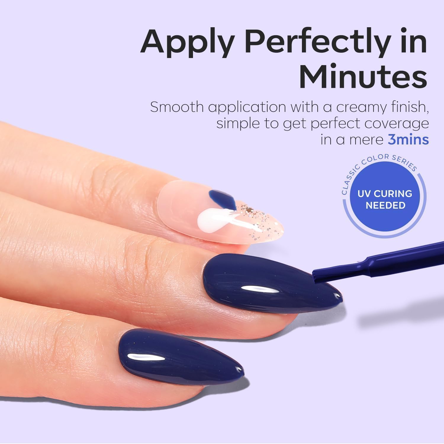 Texturas de gel azul en la paleta de Modelones para mezcla.