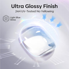 Modelones Top Coat autorreparación repara imperfecciones para uñas lisas.