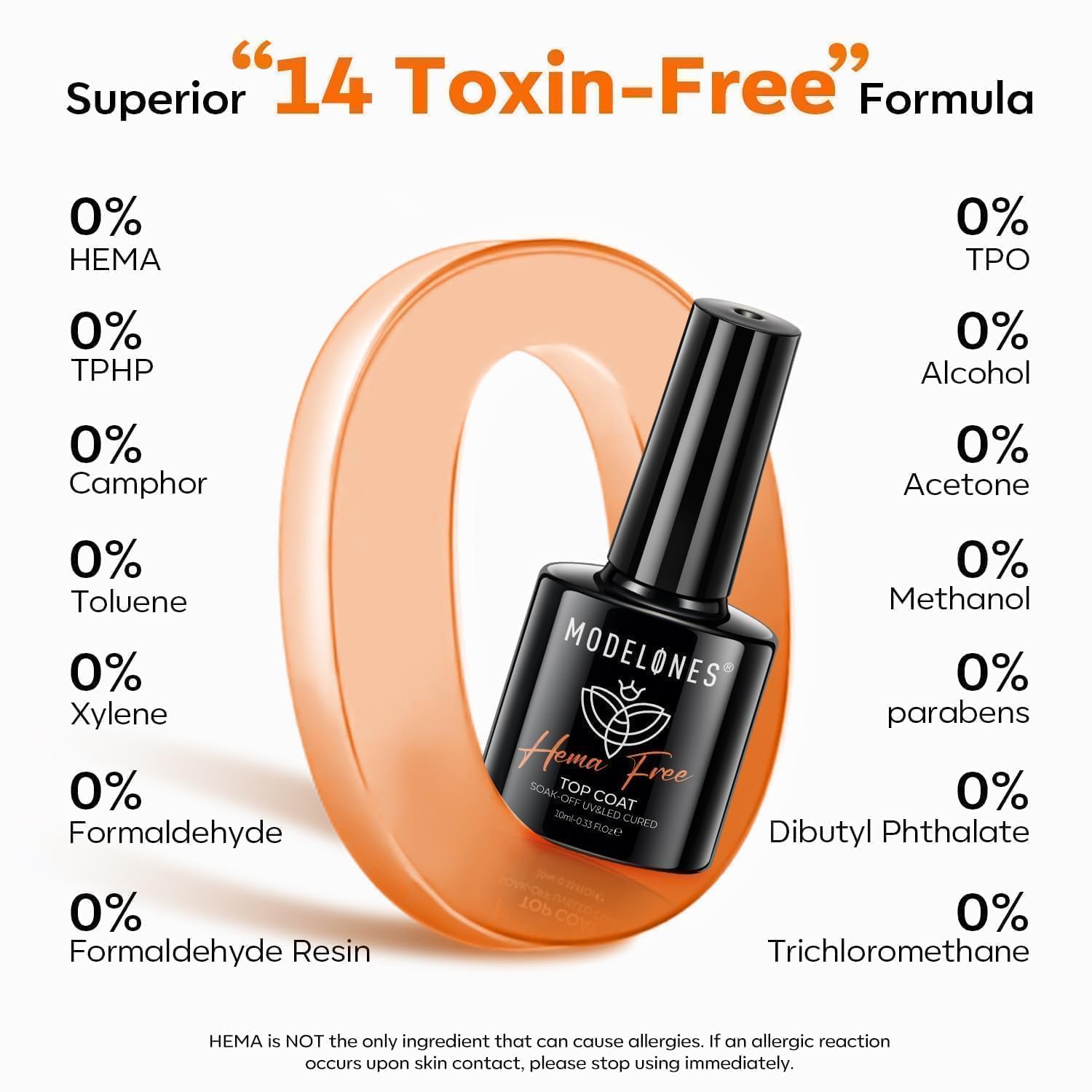 Modelones top coat brillo alto realza color y acabado ultrabrillante.