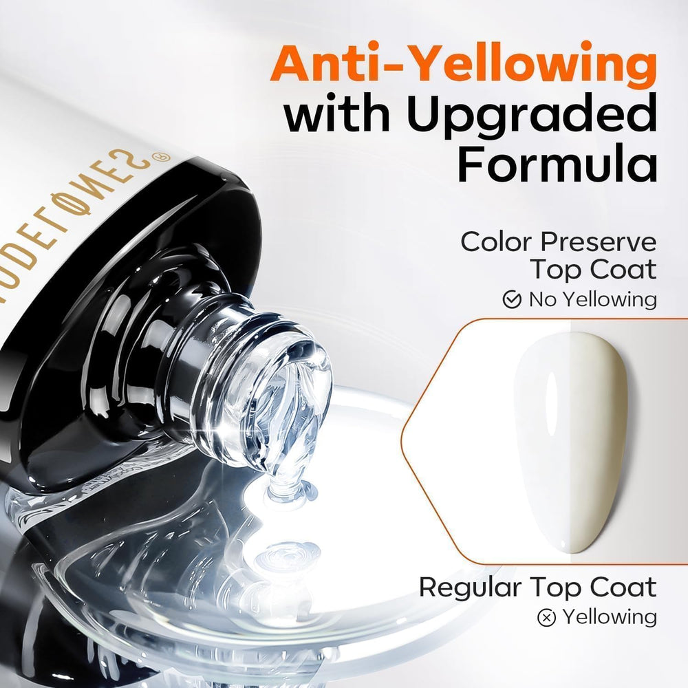 Modelones Top Coat durabilidad 28 días mantiene el acabado.