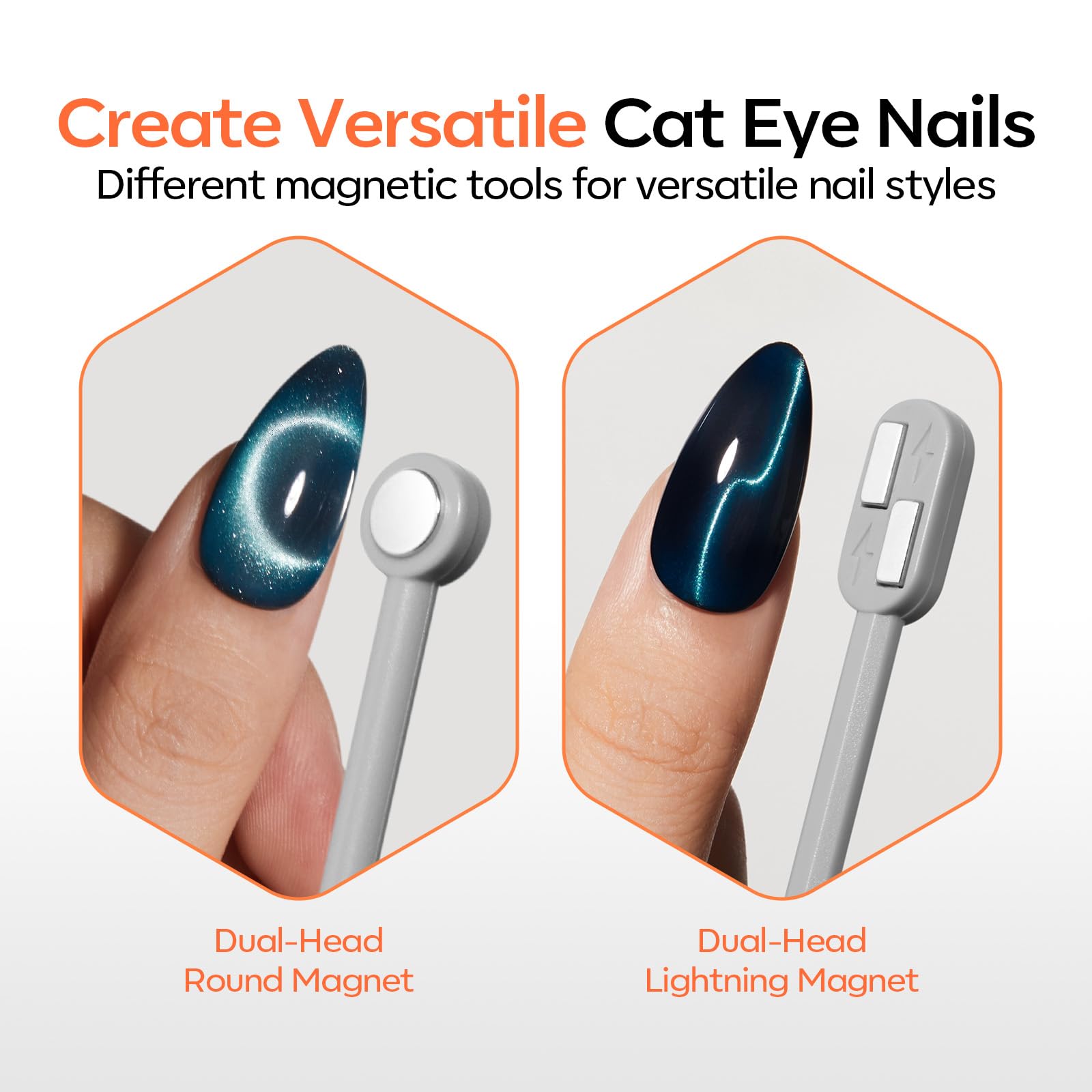 Modelones uñas: secado con luz ultravioleta para fijar el diseño en uñas.