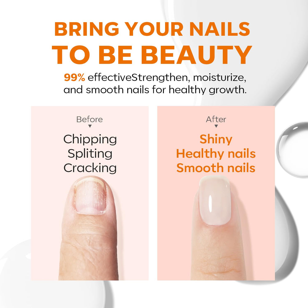 Modelones uñas con efecto perla blanca, acabado translúcido y natural.