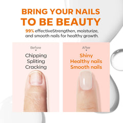 Modelones uñas con efecto perla blanca, acabado translúcido y natural.