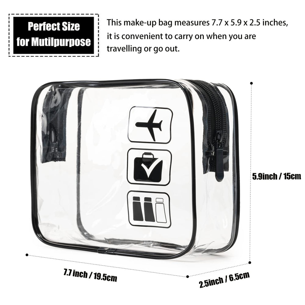 MODENGKONGJIAN bolsa transparente con costuras reforzadas para durar