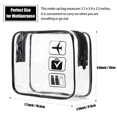 MODENGKONGJIAN bolsa transparente con costuras reforzadas para durar