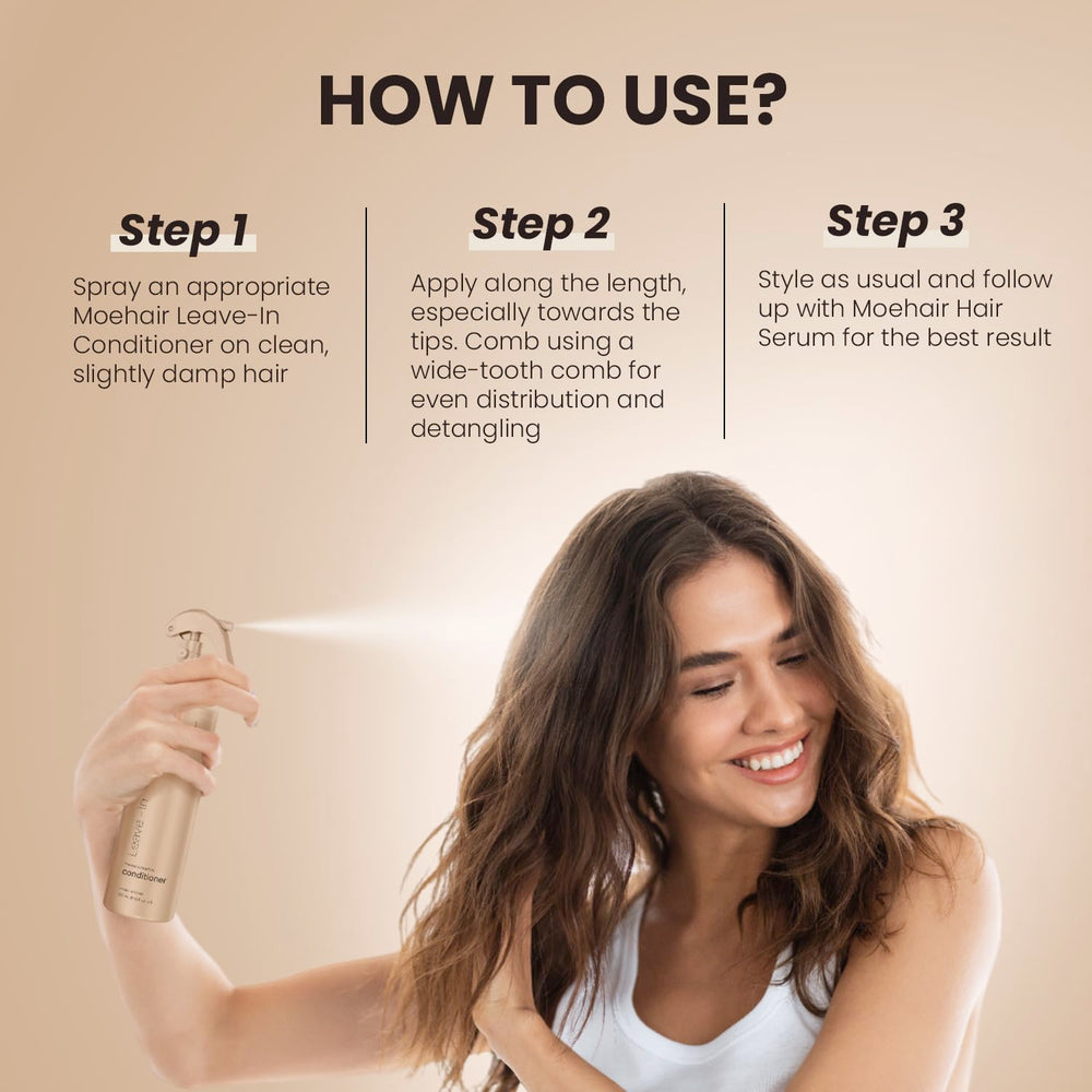 MOEHAIR Definición de rizos, evita encrespamiento y mejora la forma