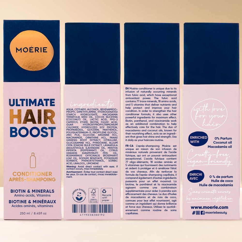 Moerie envase 250ml: tamaño práctico para uso regular