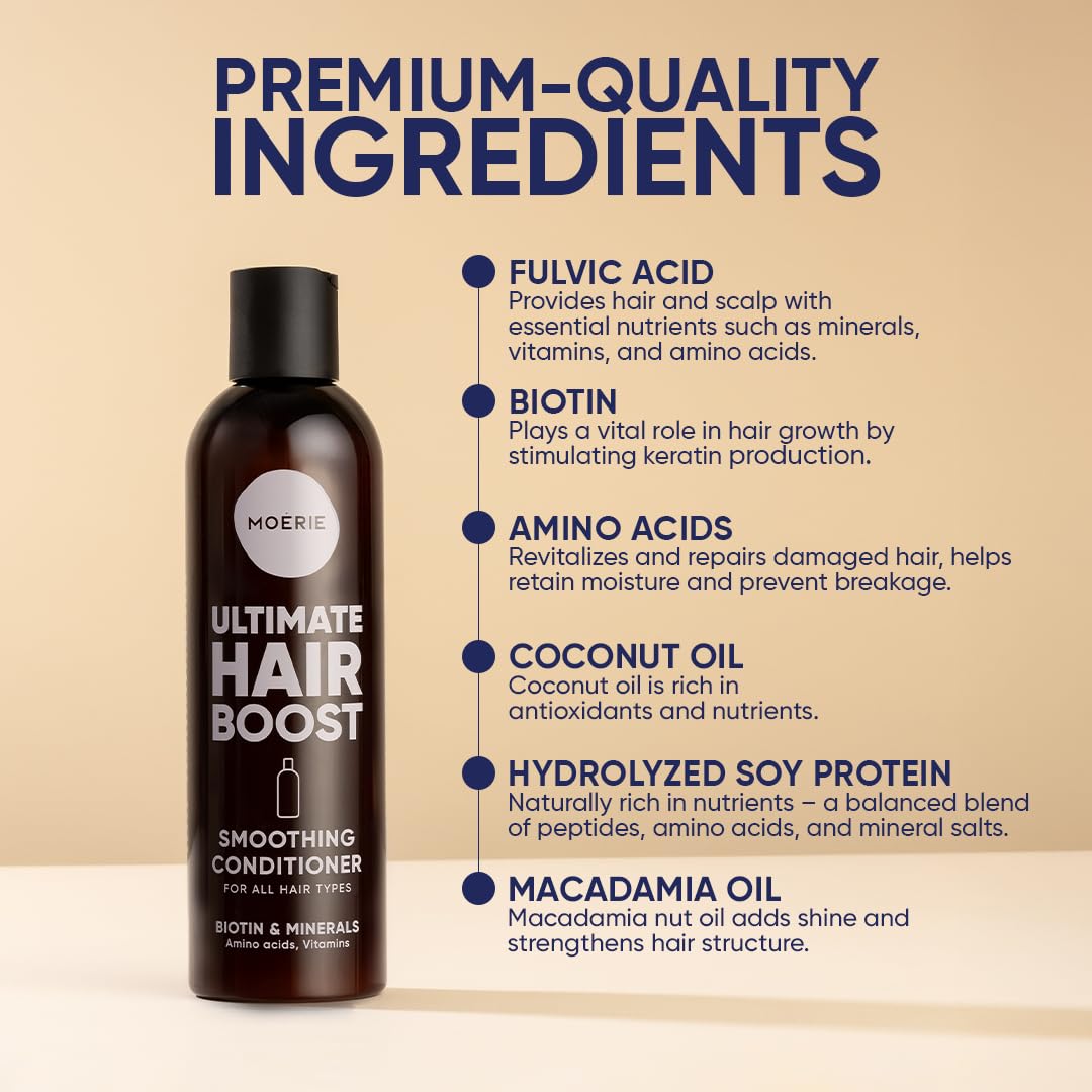 Moerie ingredientes naturales: fórmula nutritiva y limpia