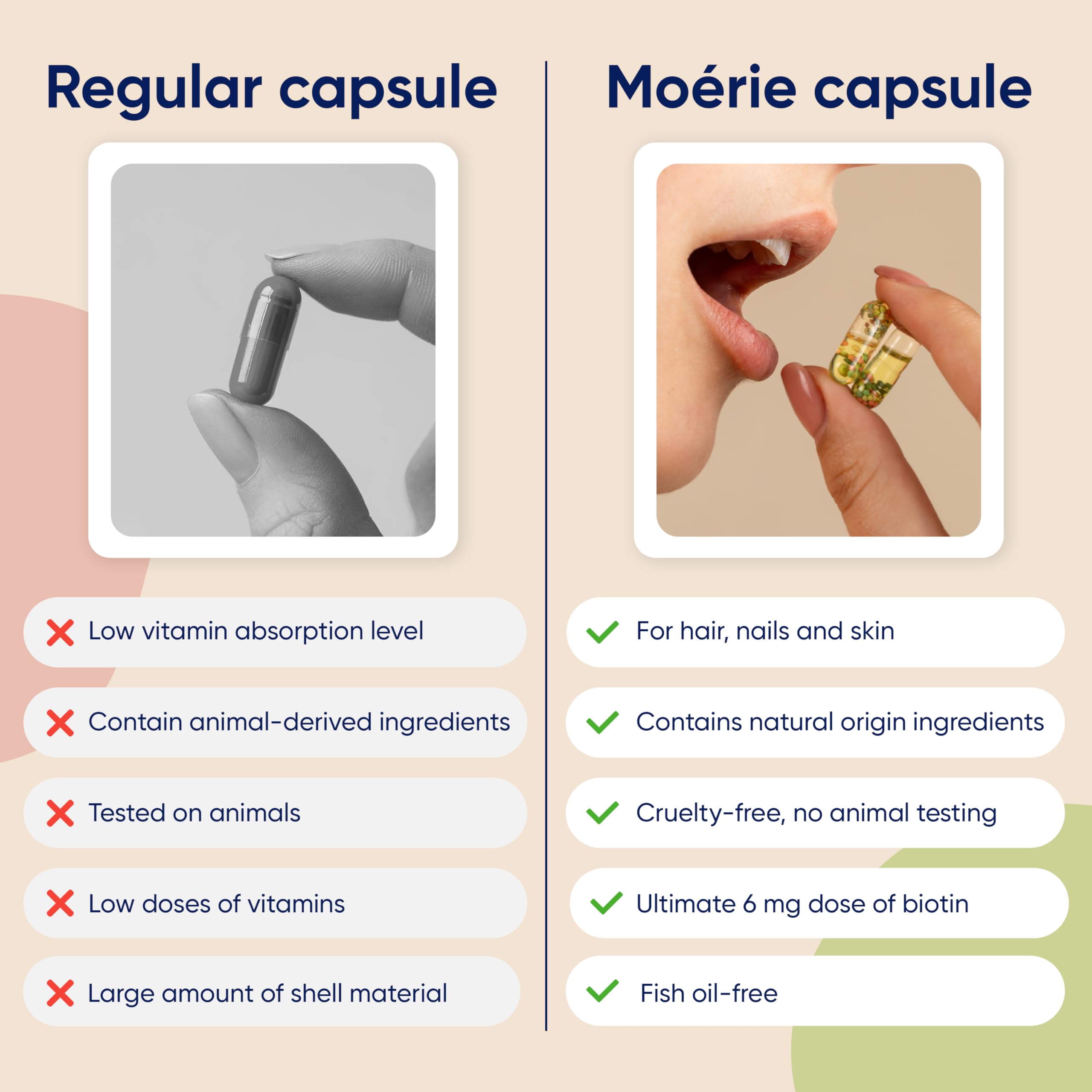 Moerie Potenciador Capilar, envase seguro y robusto para almacenamiento práctico.