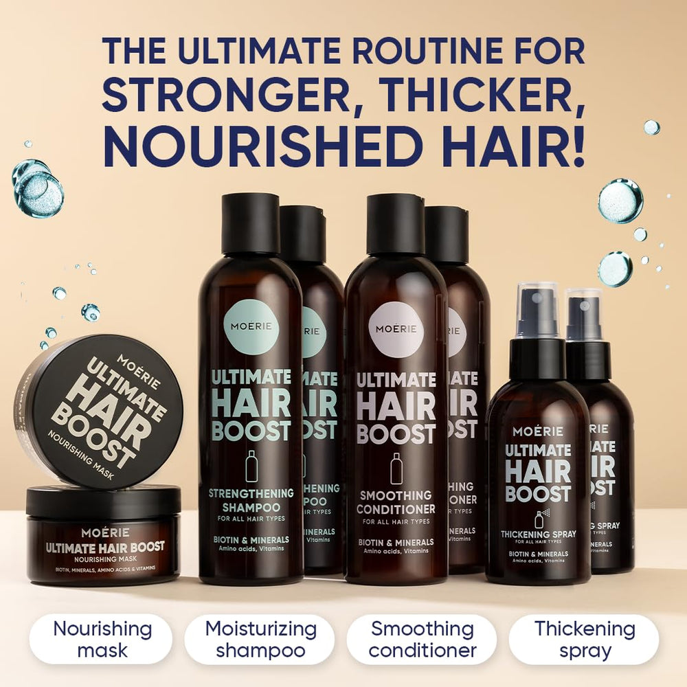 Moerie rutina diaria cabello: cuidado simple para todos los tipos