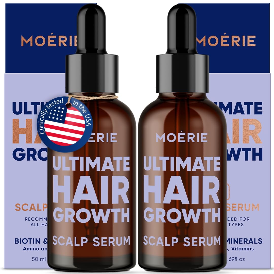 Moerie suero crecimiento cabello: estimula la raíz para un cabello más lleno.