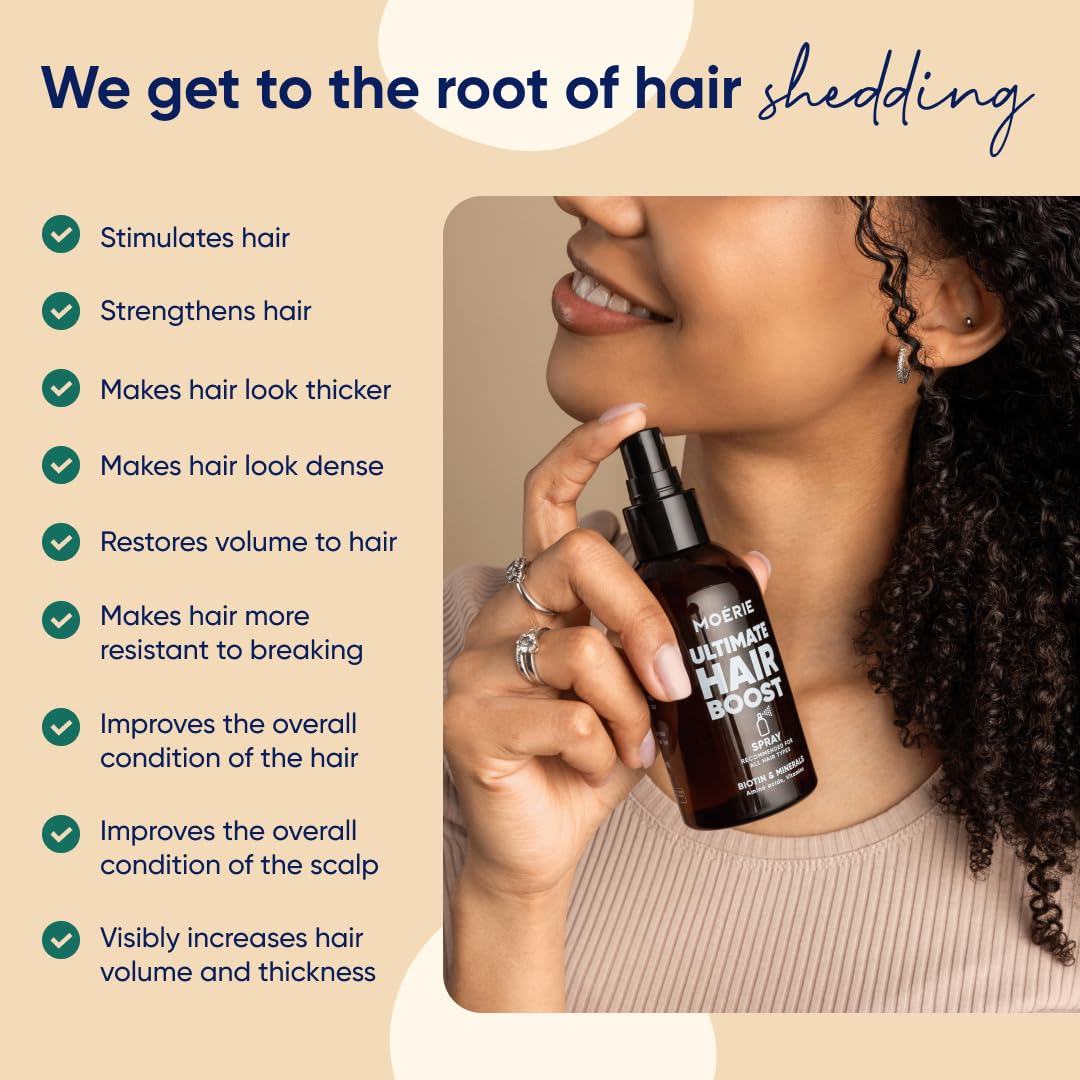 Moerie Ultimate Hair Boost Spray: aroma fresco que mejora la experiencia de uso diario.