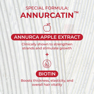 MOEV ANNURCATIN Shampoo ingredients highlighting Annurca apple extract