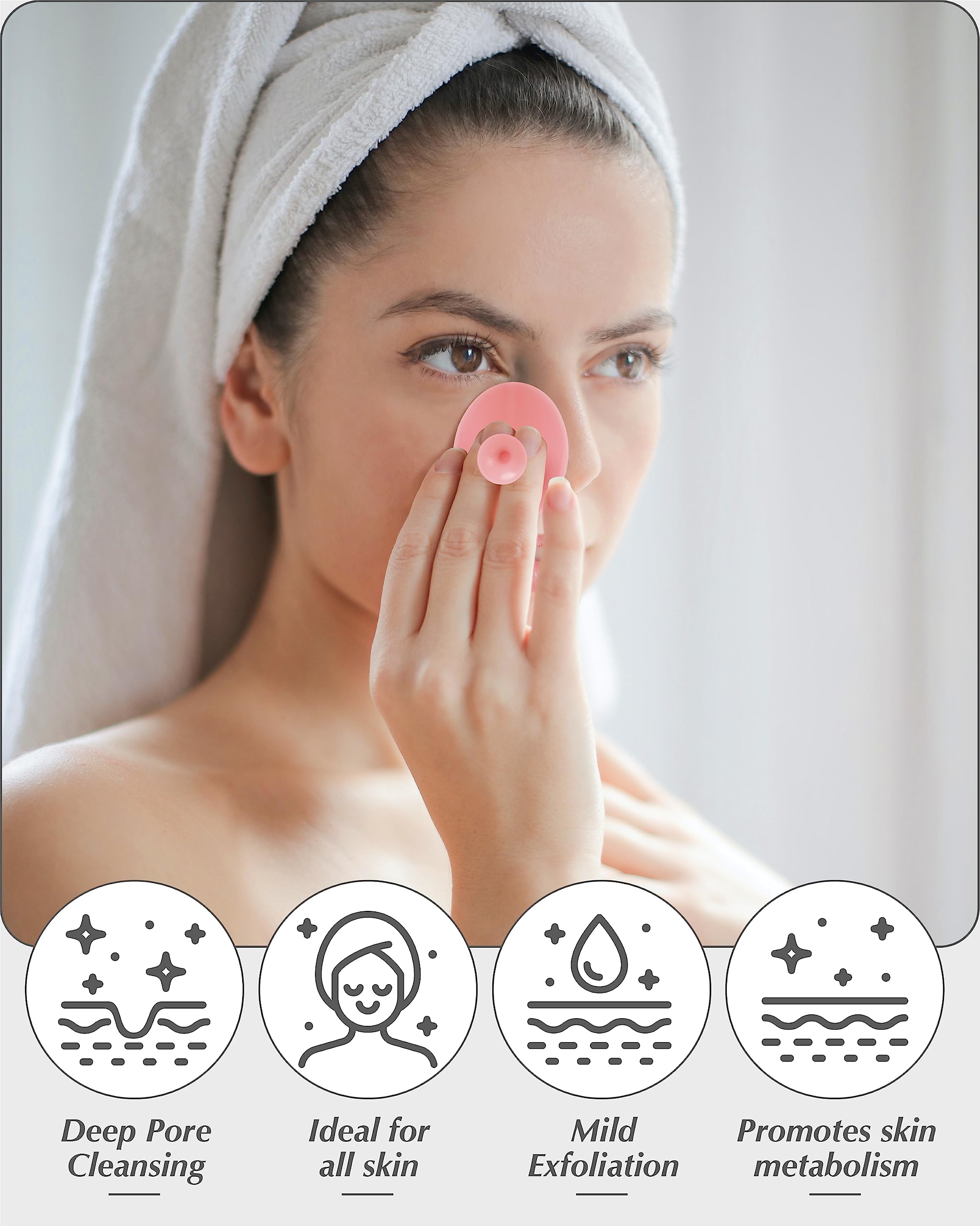 Conjunto MoHern con 8 piezas; regalo práctico para cuidado facial.