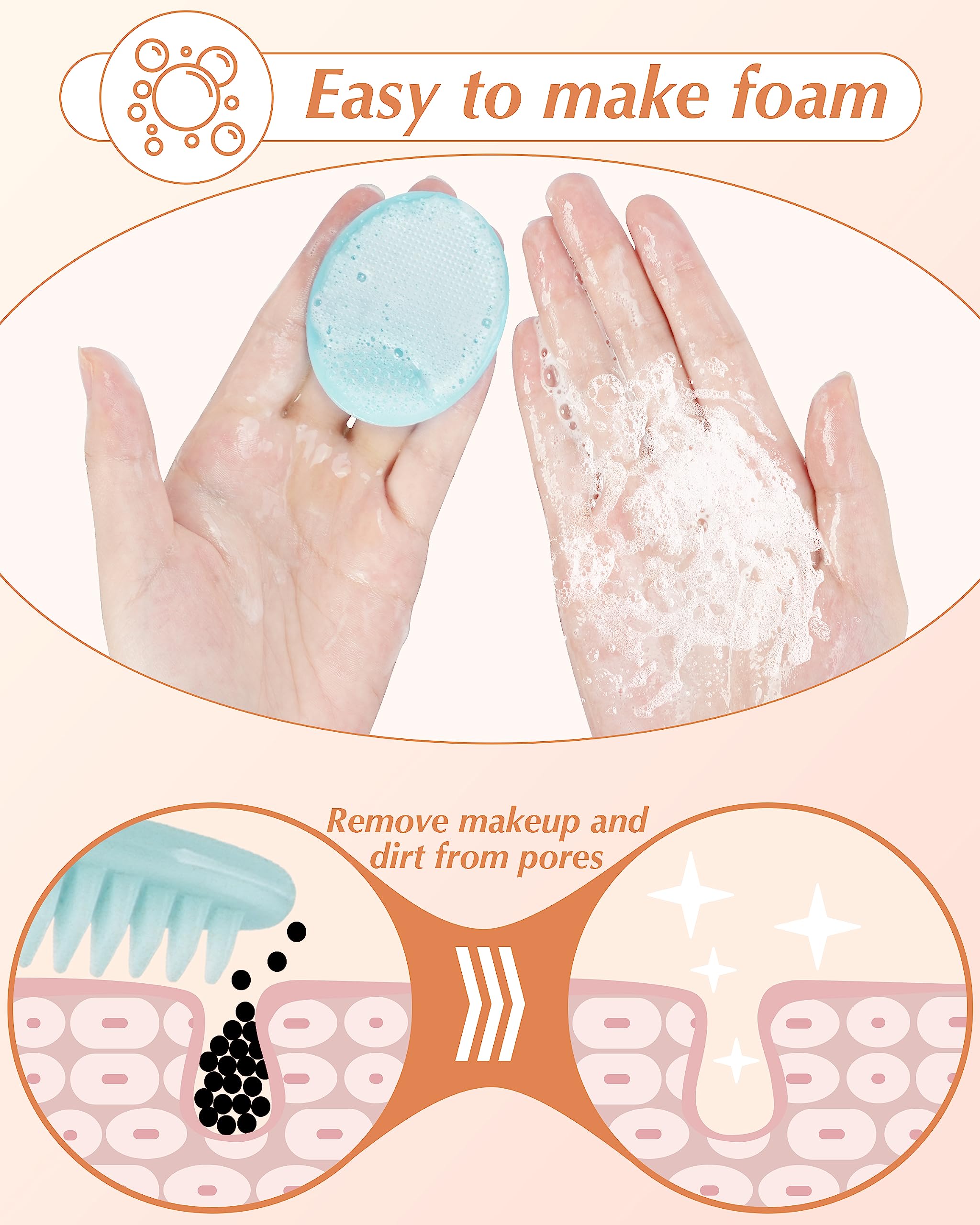 Mano sosteniendo el exfoliante facial de MoHern para uso diario.