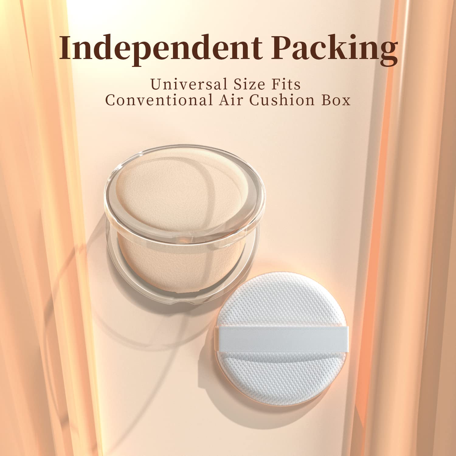 MOHOPE estuche portátil para esponjas de maquillaje en uso