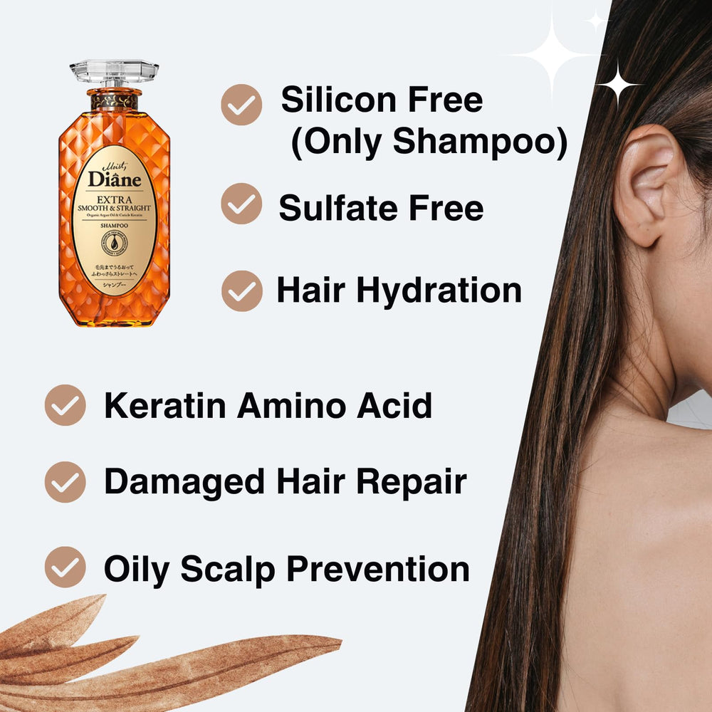 Moist Diane aceite de argán, nutrición profunda para el cabello.