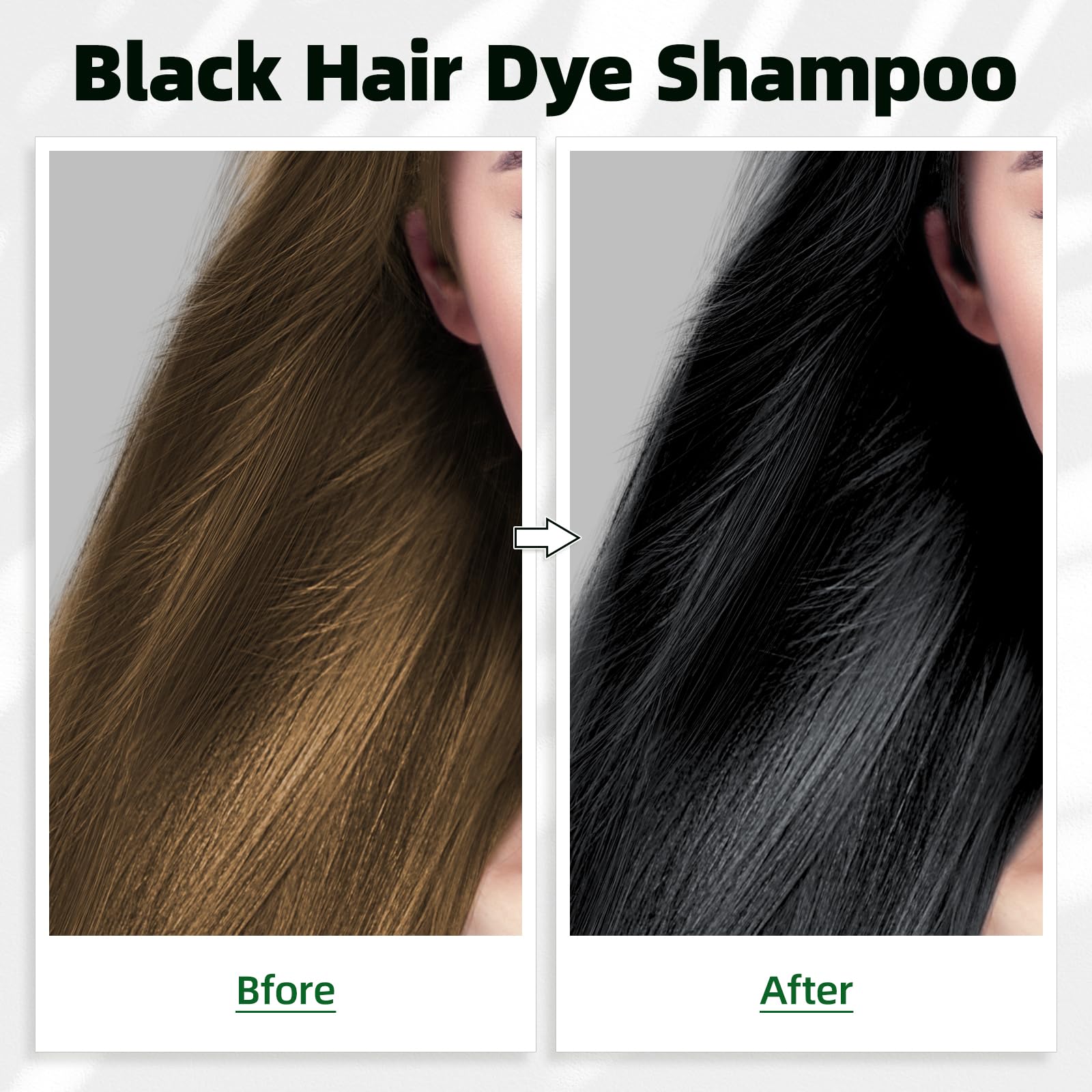 MOISTAR champú canas aplicación 15 minutos, color negro rápido