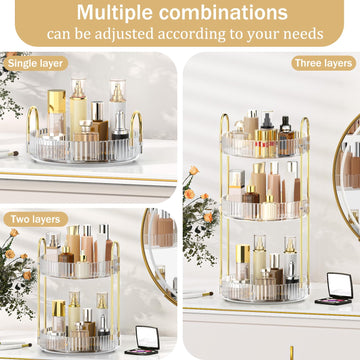 MOKANI Almacenamiento para perfumes y maquillaje mantiene todo ordenado en tu escritorio.