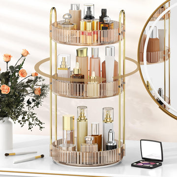 MOKANI Organizador giratorio 360 para maquillaje, acceso rápido