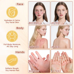 Aplicación en el rostro con Mokasakiso Tallow para piel suave.