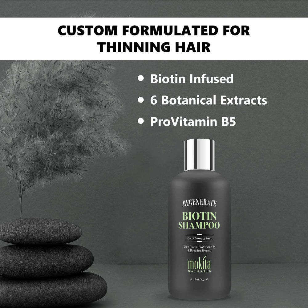 Mokita Naturals Champú Nutrición Botánica: seis extractos botánicos para nutrir desde la raíz