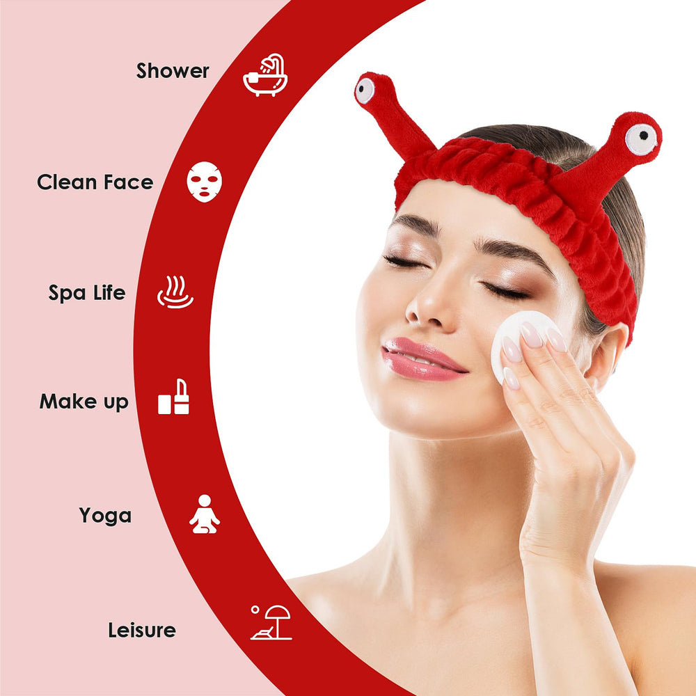 Banda Molain para lavado facial apta para yoga, deporte y rutinas diarias.