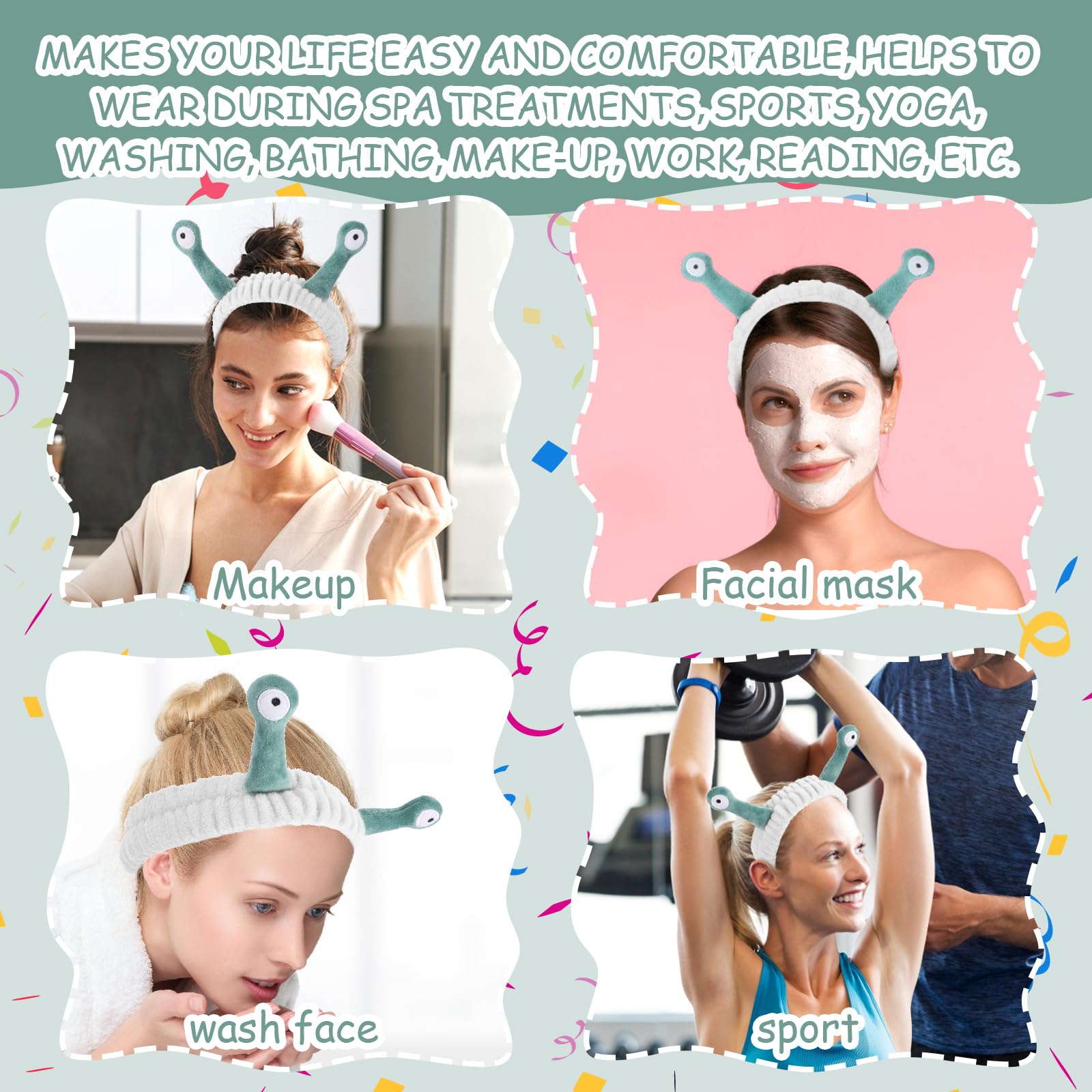 Molain banda para maquillaje y rutinas, complemento perfecto de belleza