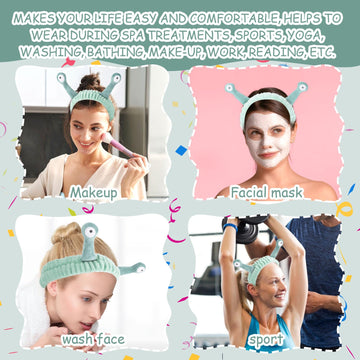 Molain banda multifuncional para spa, deporte y maquillaje diario.