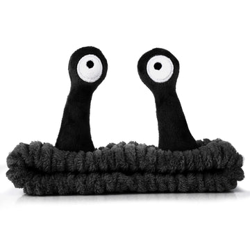 Molain diadema con diseño palma y caracol para lavado facial cómodo.