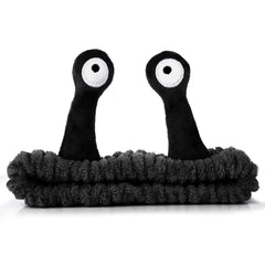 Molain diadema con diseño palma y caracol para lavado facial cómodo.